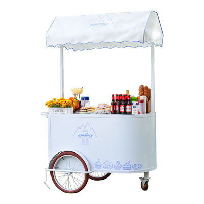 Bicicletta per il caffè carrello di spinta triciclo personalizzabile per il Mobile Cafe