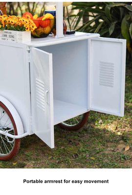 Bicicletta per il caffè carrello di spinta triciclo personalizzabile per il Mobile Cafe