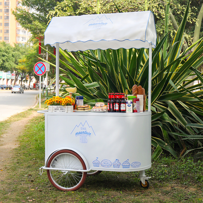 Bicicletta per il caffè carrello di spinta triciclo personalizzabile per il Mobile Cafe