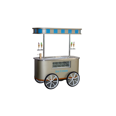 Mobile Mini gelato carrello con carrello di vendita del congelatore