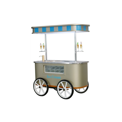 Mobile Mini gelato carrello con carrello di vendita del congelatore