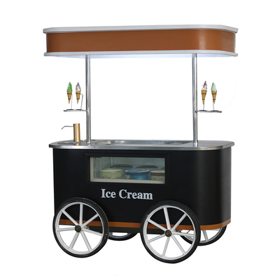 Carrello di vendita di gelati fritti a basso prezzo