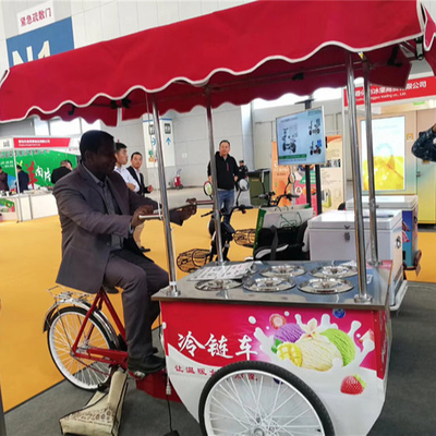 2023 Cina mobile Carrozzine di vendita di succhi di strada Carrozzine di gelati Carrozzine di ghiaccio