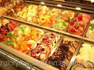 Vendita a caldo Disponibile gelato gelato gelato frigo Italian Ice Cream Cart