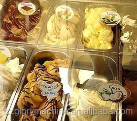 Vendita a caldo Disponibile gelato gelato gelato frigo Italian Ice Cream Cart