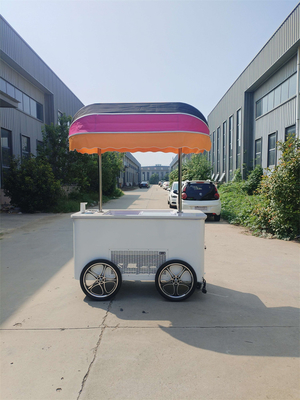 Carrello per la vendita di gelati per veicoli mobili