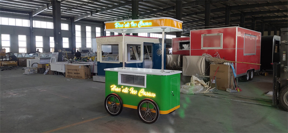 OEM CE approvato 4 ruote Cargo Bike con Freezer Carrozze di vendita alimentare per la vendita gelato triciclo elettrico
