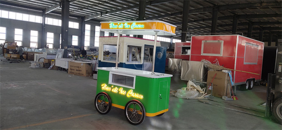 OEM CE approvato 4 ruote Cargo Bike con Freezer Carrozze di vendita alimentare per la vendita gelato triciclo elettrico