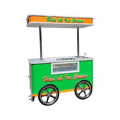 Jekeen Gelato Personalizzato Pedaling Vending Van Ice Cream Food Bike