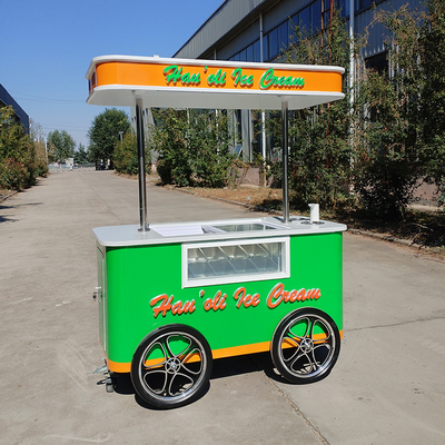 Jekeen Gelato Personalizzato Pedaling Vending Van Ice Cream Food Bike
