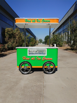 Jekeen Gelato Personalizzato Pedaling Vending Van Ice Cream Food Bike