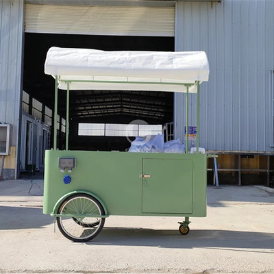 rimorchio in concessione veloce camion di cibo chiosco di strada elettrico carrello per crepe mobile caffè per crepe bici carrello per cibo design