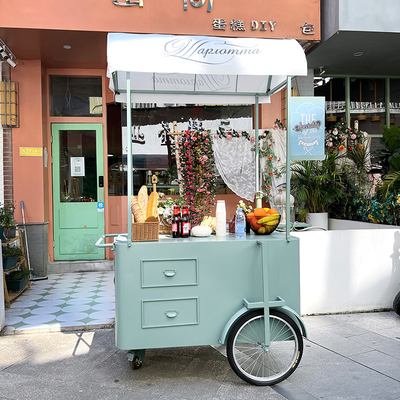 Cina Fornitore carrello di cibo mobile di strada colorato di alta qualità camion fast food vendita calda carrello di biciclette da caffè