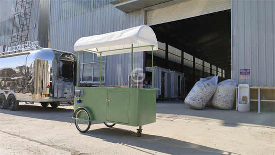 Cina Fornitore carrello di cibo mobile di strada colorato di alta qualità camion fast food vendita calda carrello di biciclette da caffè