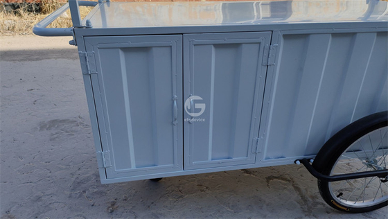 Personalizzare il colore e le dimensioni gelato carrelli di spinta fast food carrello per la promozione vendendo hamburger