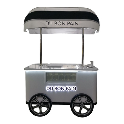 prezzo di fabbrica carrello del gelato con ruote carrello del gelato spinta carrello del gelato carrello del congelatore