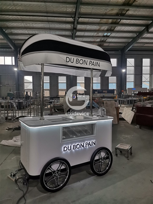 prezzo di fabbrica carrello del gelato con ruote carrello del gelato spinta carrello del gelato carrello del congelatore
