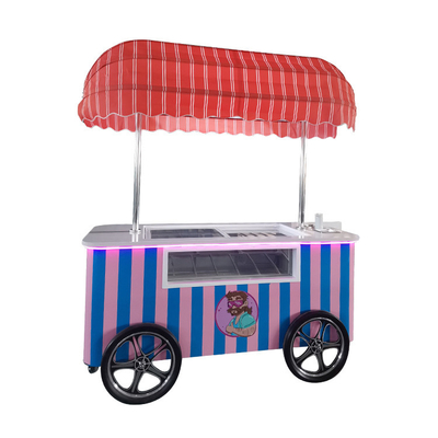 Carrello mobile per gelati italiano con porta congelatori