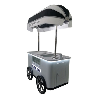Applicazione popolare di autunno Gelato Cart Italian Ice Cream Cart Con CE