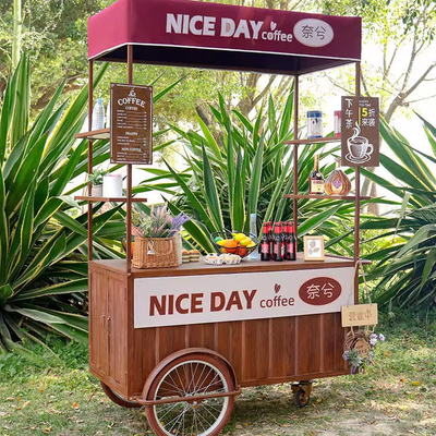 Bicicletta per il caffè a mano Nuovo design di carrello triciclo per Mobile Cafe
