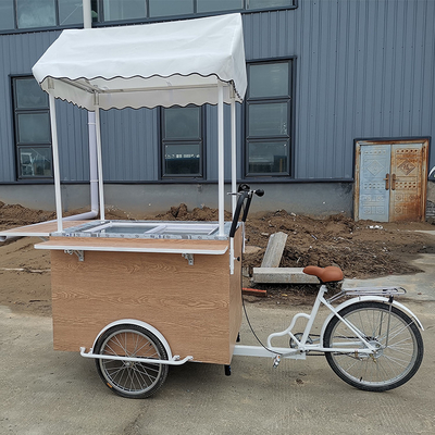 La spinta per la sostenibilità Bici di bevande su misura per il tuo carrello alimentare mobile