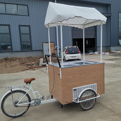 La spinta per la sostenibilità Bici di bevande su misura per il tuo carrello alimentare mobile