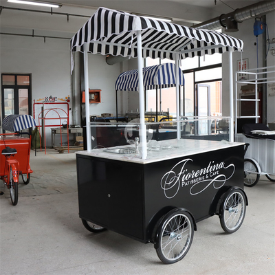 Colore personalizzato Bicicleta mobile carrello alimentare Mano spinta Tipo lunga durata di vita