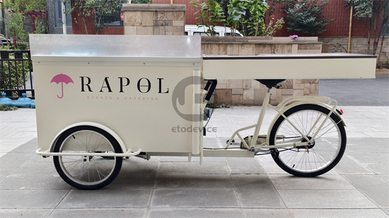 Carrello per gelati di stile personalizzato Carrello alimentare multifunzione