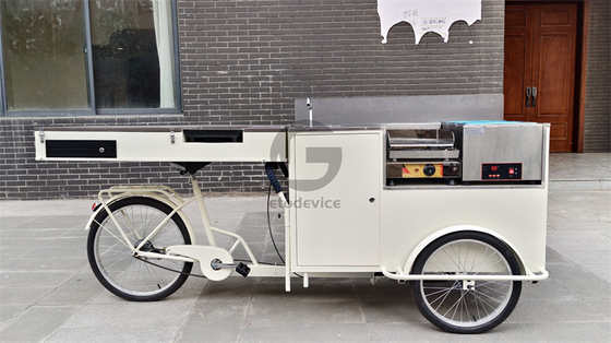 Carrello per gelati di stile personalizzato Carrello alimentare multifunzione