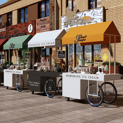 Facile da usare Bike Crepe Trailer per dolci ecologici Multifunzionale