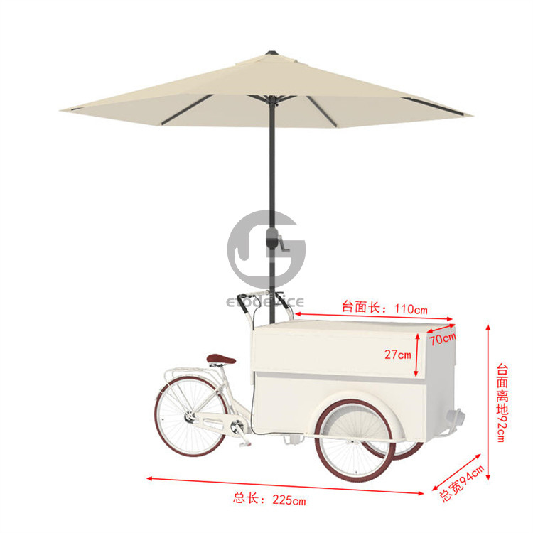 150*70*230cm carrelli alimentari a triciclo L'ultima esperienza di sapore nella contea di Los Angeles
