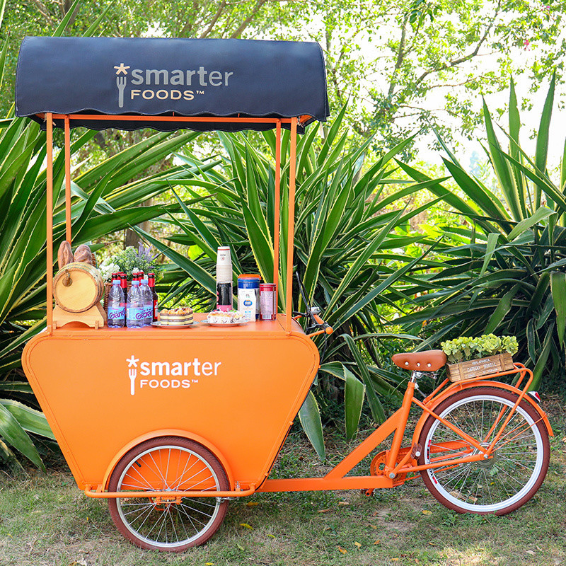 Tipo: triciclo fast food/carrello da caffè/bici da caffè per impianti di trasformazione delle verdure