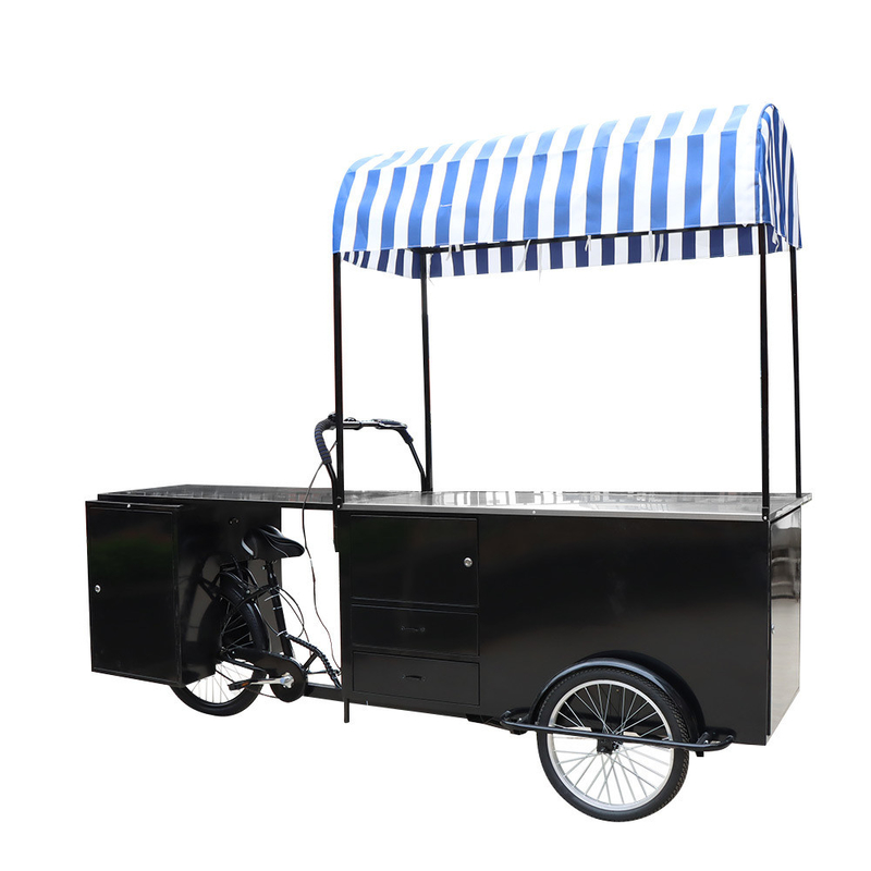 110*70cm carrello mobile per hot dog con attrezzature interne e come richiesto