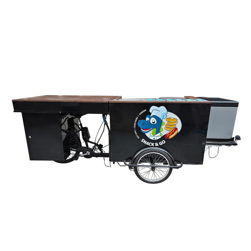 Hamburger Tricycle Mobile Coffee Shop con colore personalizzabile e supporto online