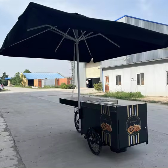 Carrello di vendita all'aperto per il mercato agricolo versatile e la comodità dello shopping