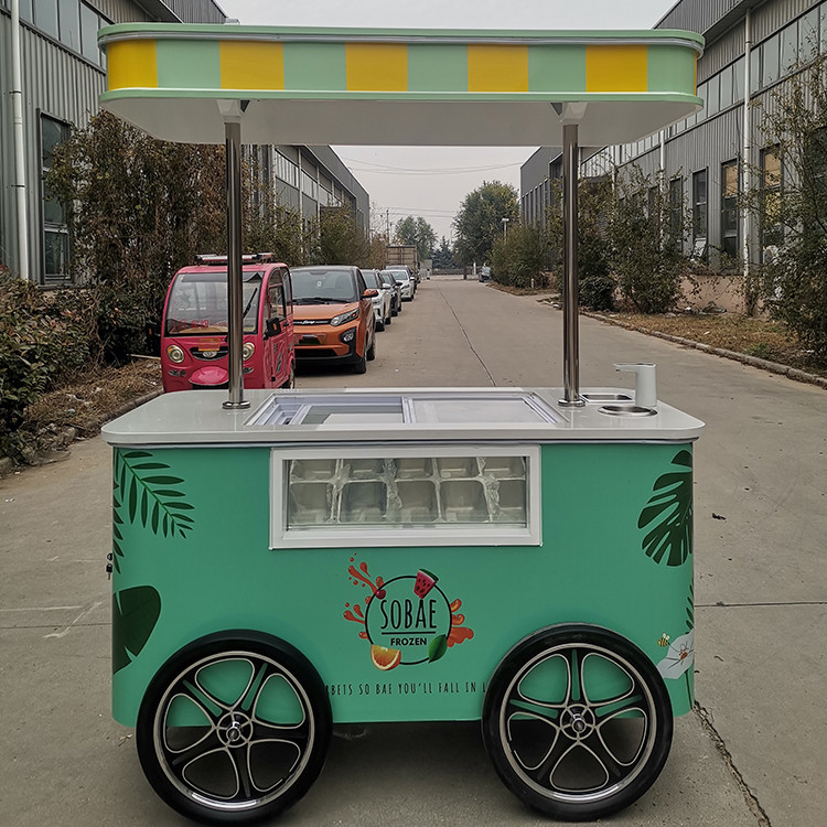 2023 Nuovo tipo di triciclo italiano con macchina per gelati