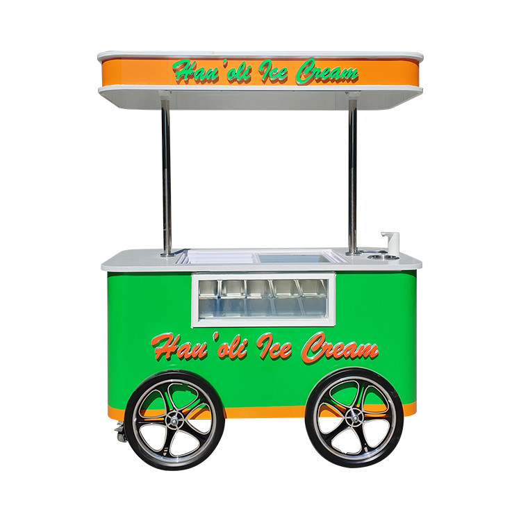 OEM CE approvato 4 ruote Cargo Bike con Freezer Carrozze di vendita alimentare per la vendita gelato triciclo elettrico