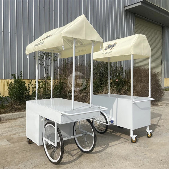 Decorativo Design Moderno Star Hotel Display Bike Ristorante Gelato Carrello Bicicletta